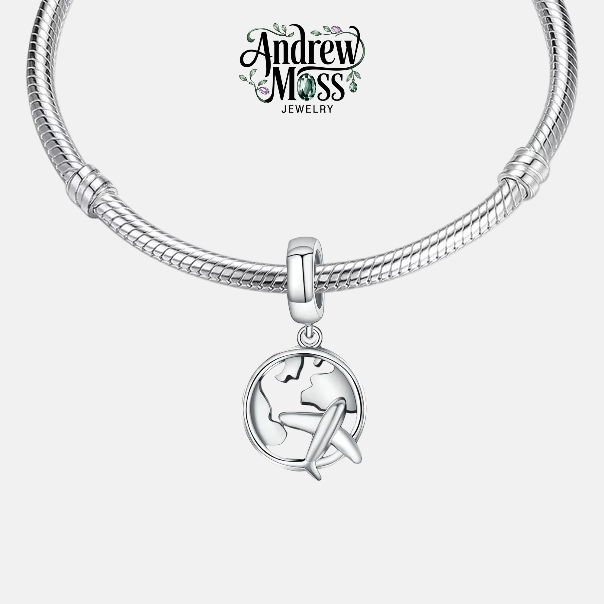 The Dream of Traveling Dangle Charm for Bracelet