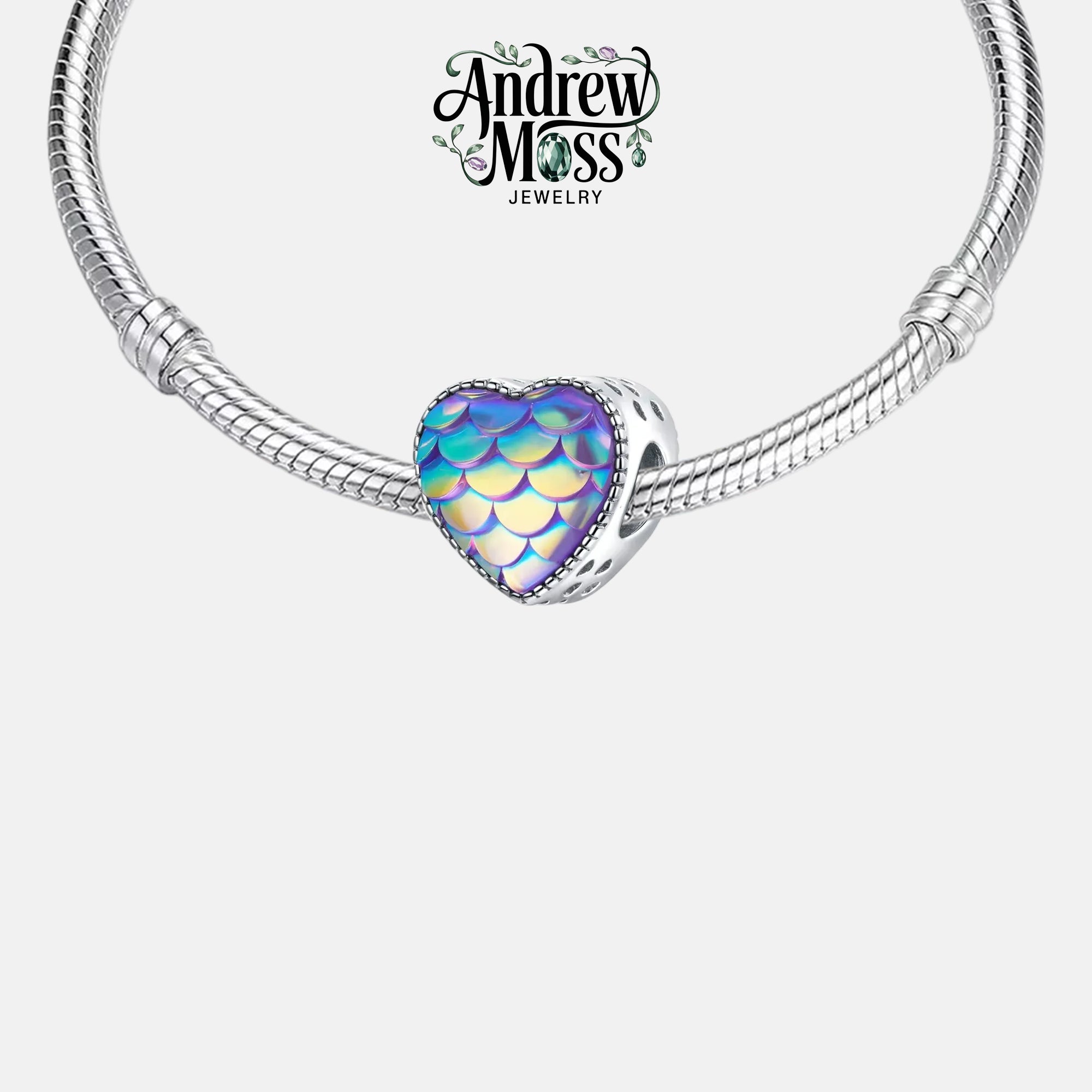 Heart of the Sea Bead Charm for Bracelet