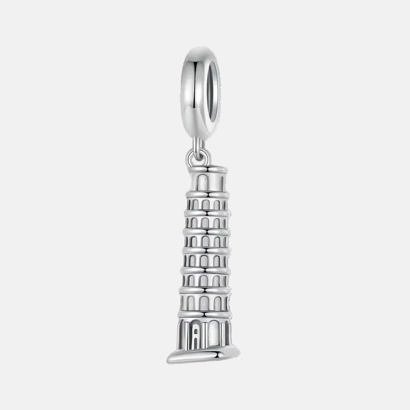 Leaning Tower of Pisa Dangle Charm for Bracelet