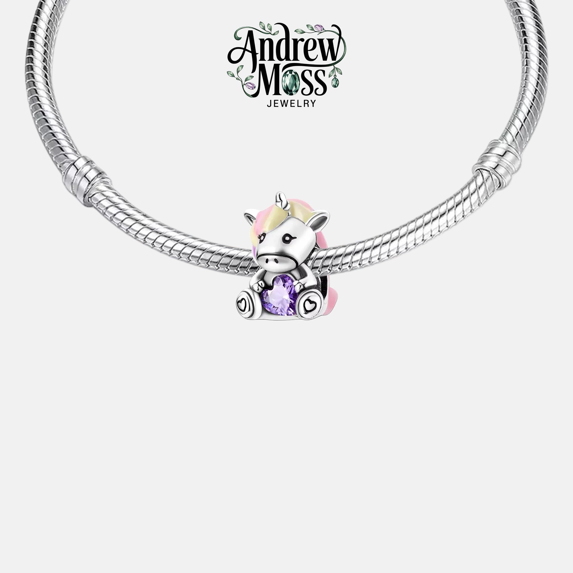 Fantasy Unicorn Bead Charm