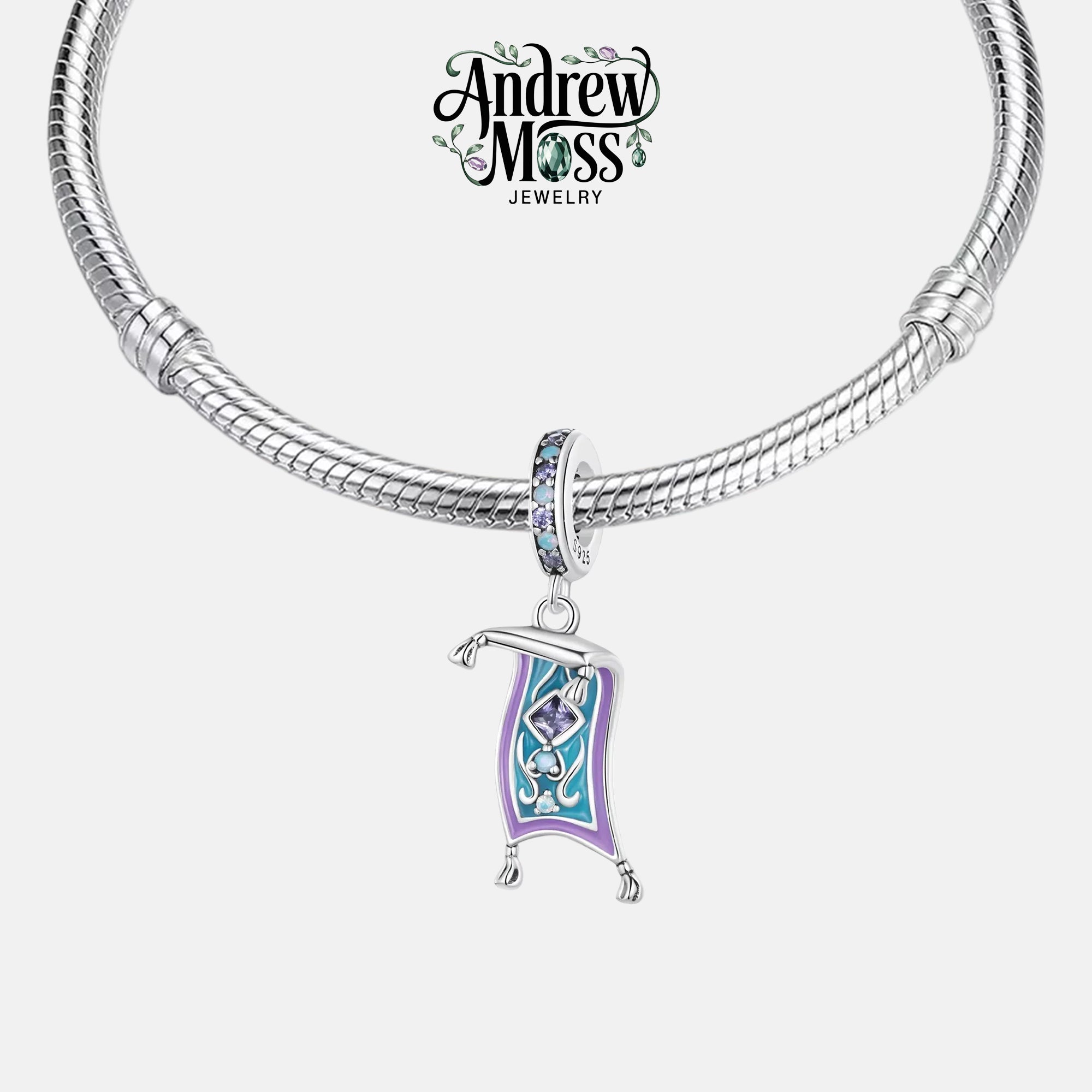 Disney Aladdin Magic Carpet Dangle Charm