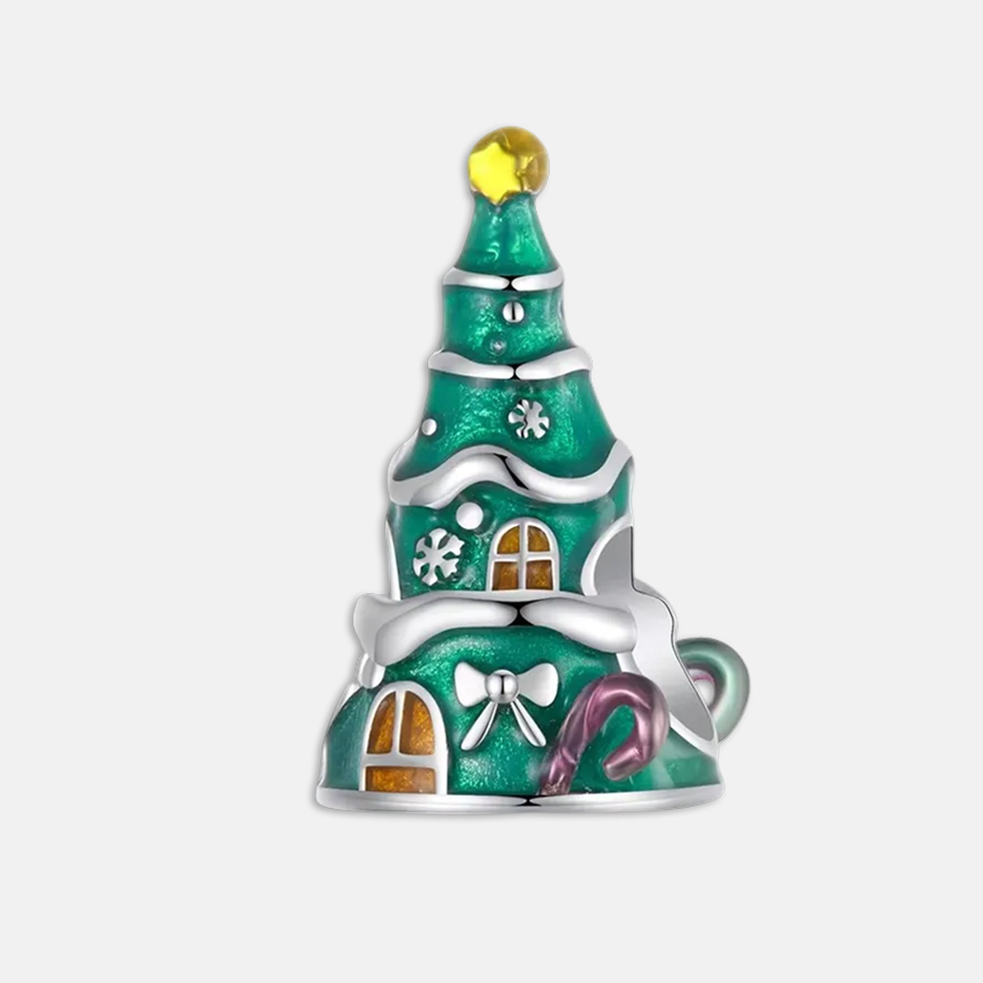 Christmas Tree Bead Charm for Bracelet