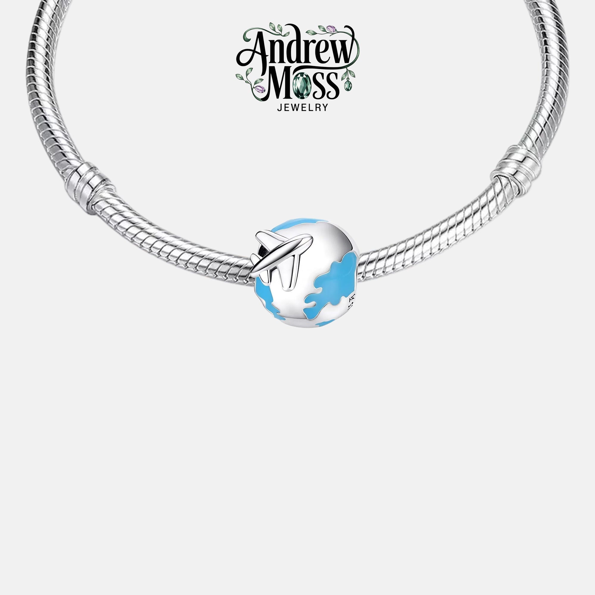Travel World Bead Charm