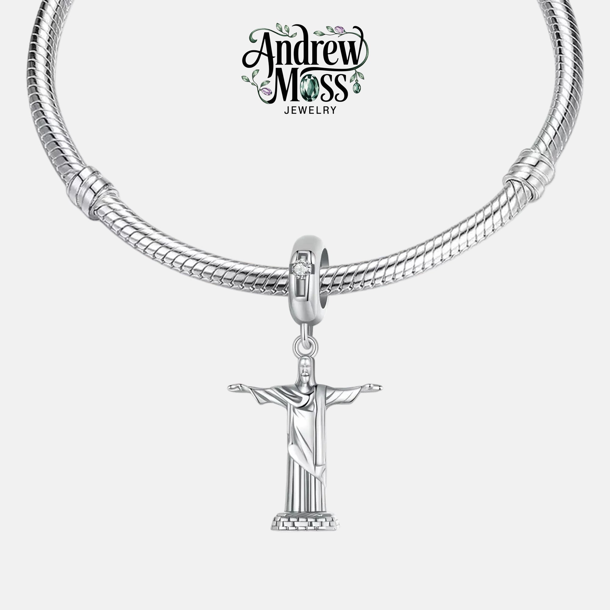 Christ the Redeemer Statue Brazil Dangle Charm
