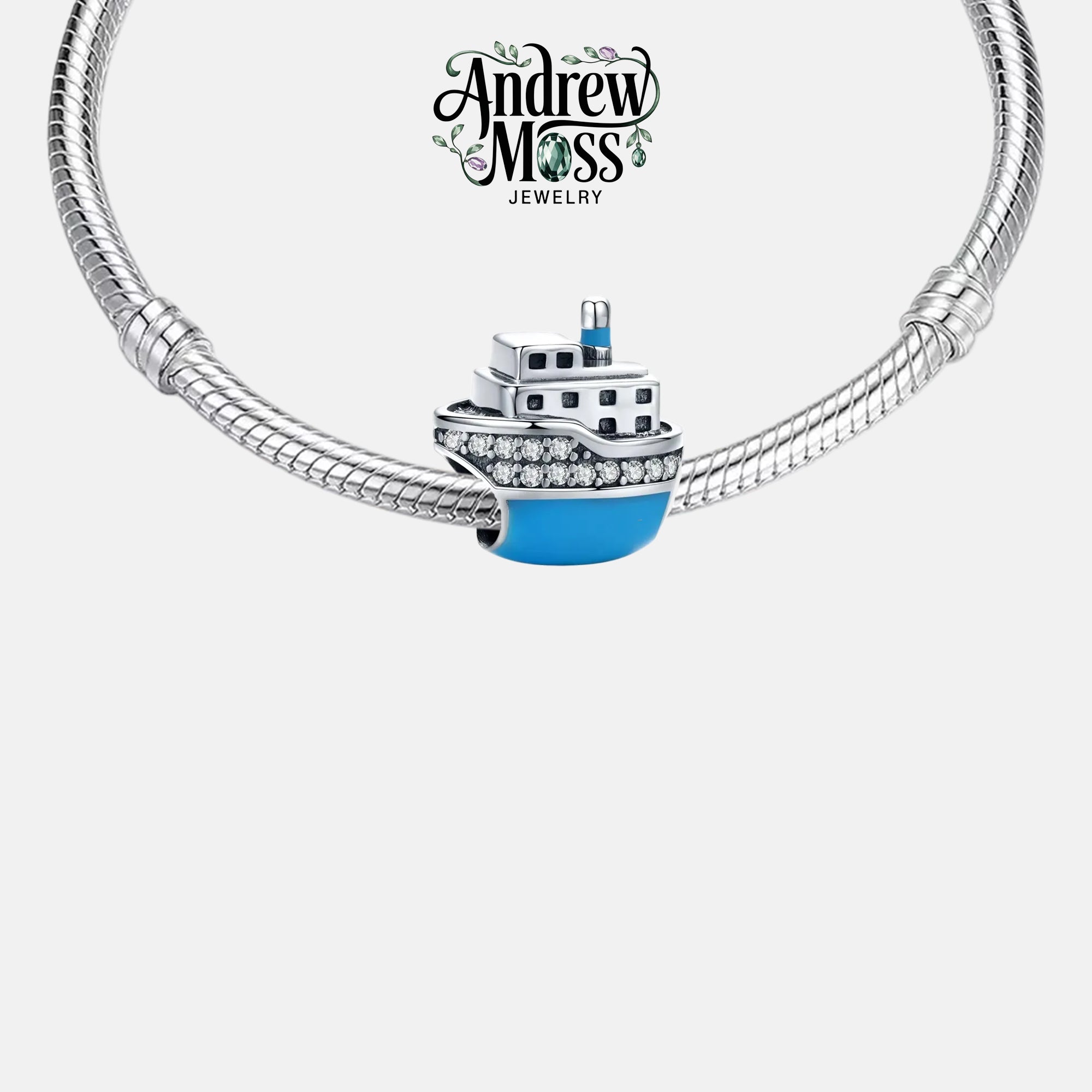 Cruise Ship Bead Charm