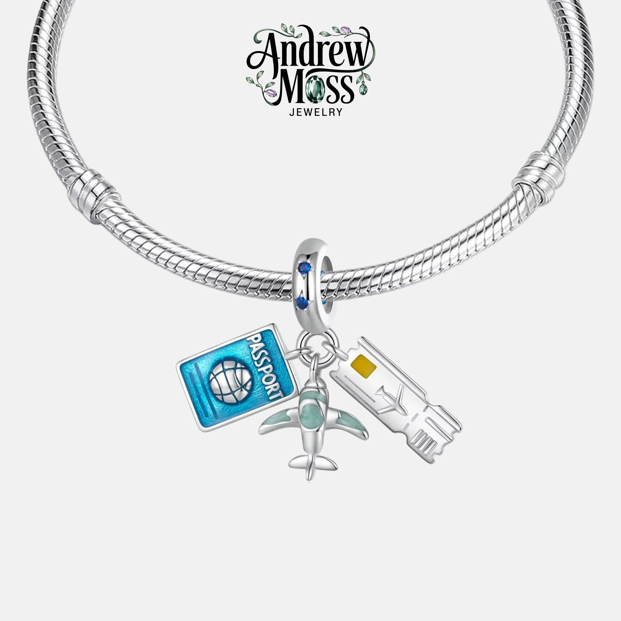 Travel Holiday Dangle Charm