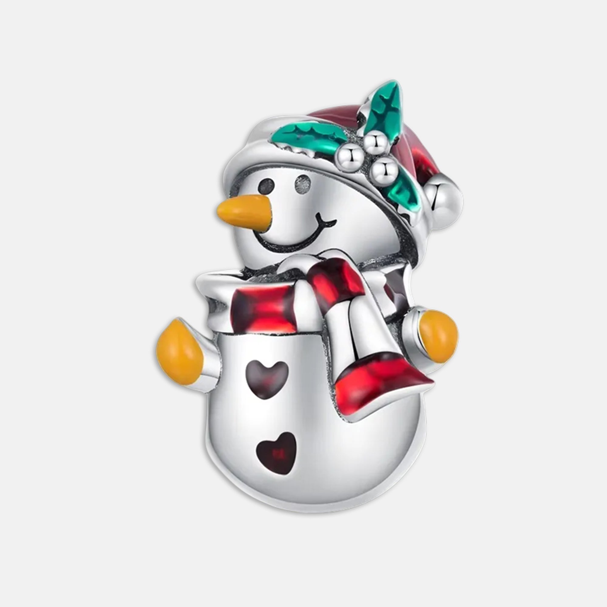 Snowman Christmas Charm for Bracelet