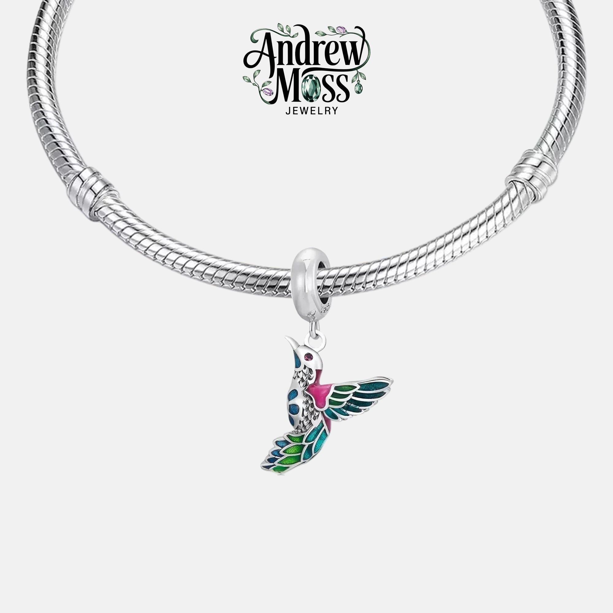 Hummingbird Dangle Charm
