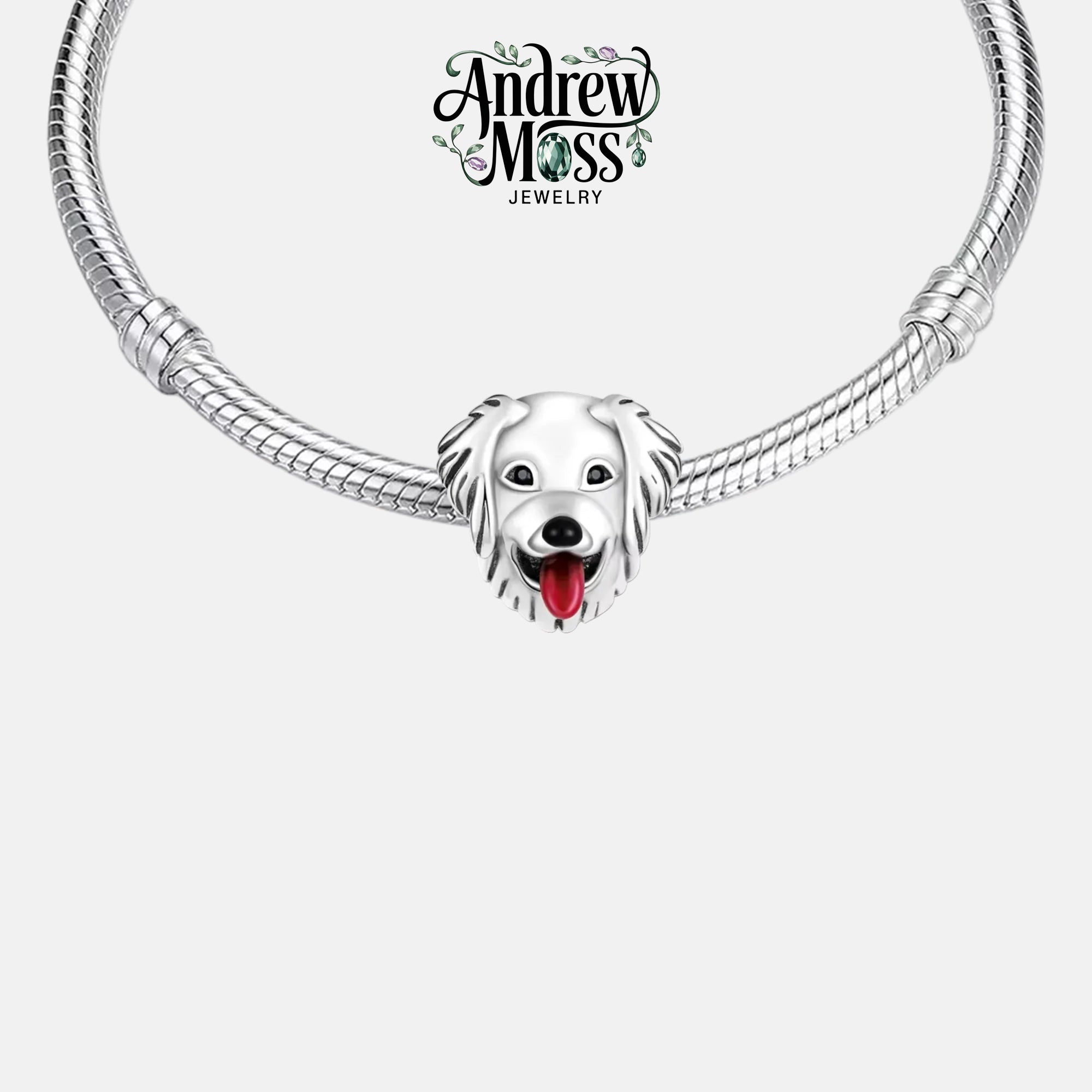 Dog Smile Bead Charm