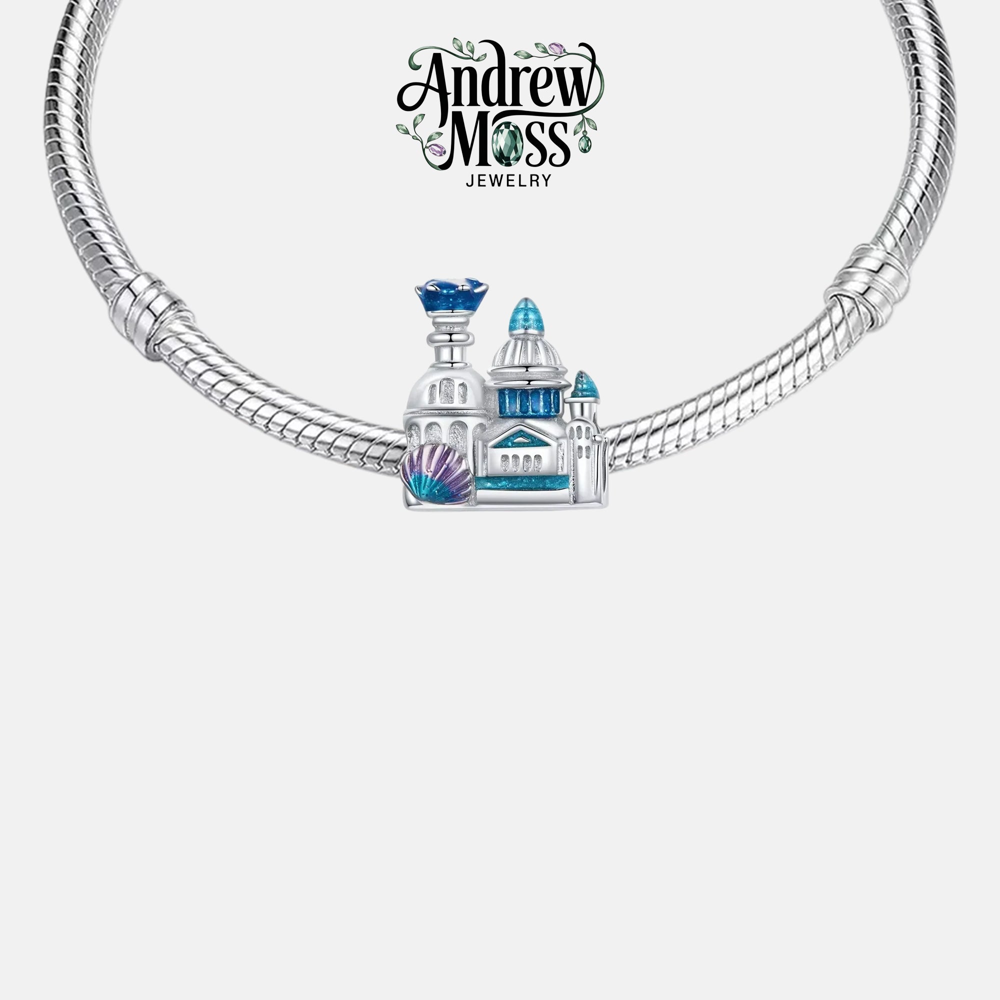 Castle Ocean Bead Charm