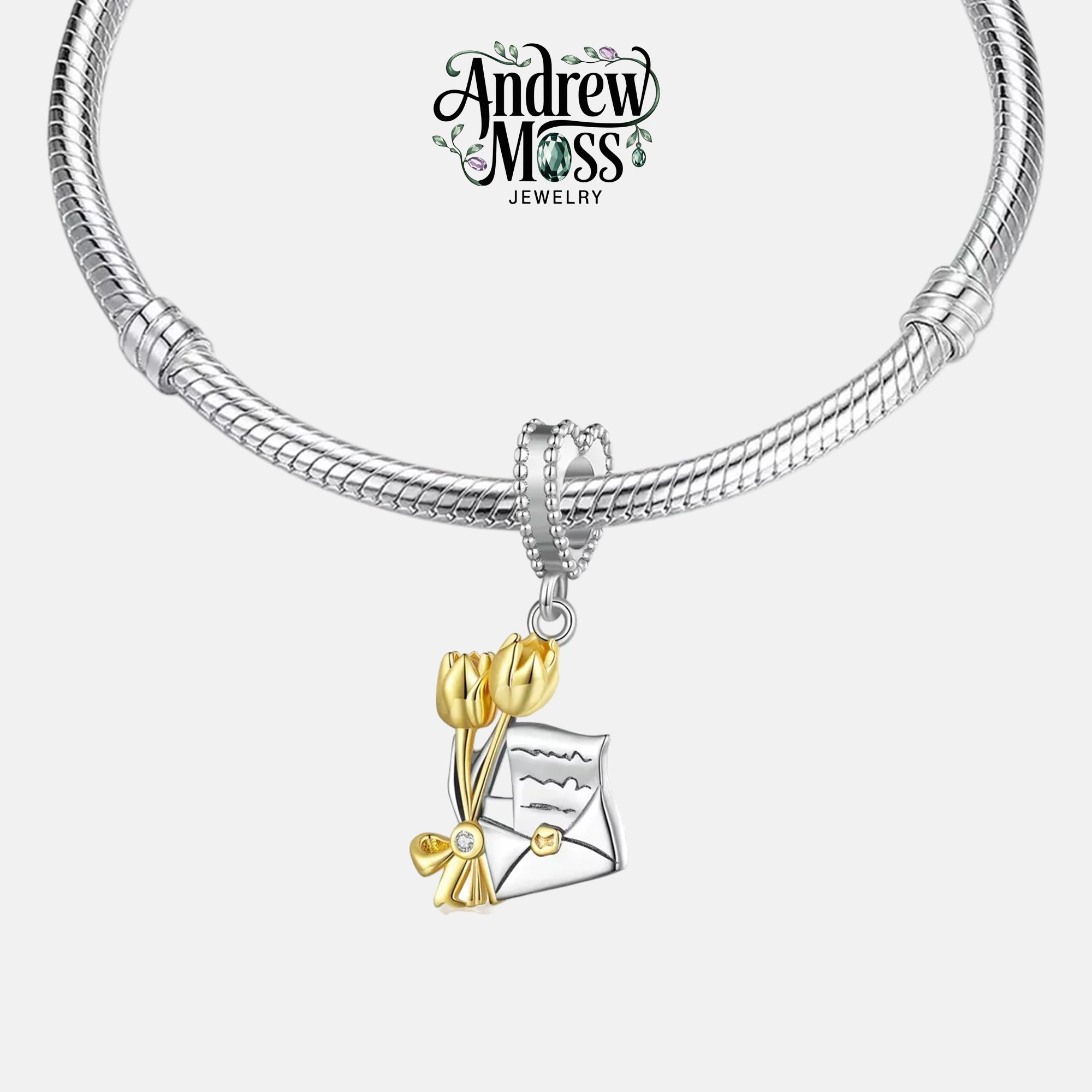 Invitation Tulips Dangle Charm