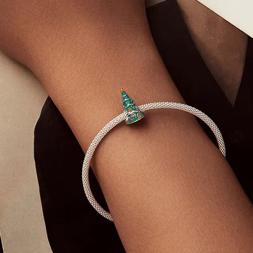 Christmas Tree Bead Charm for Bracelet