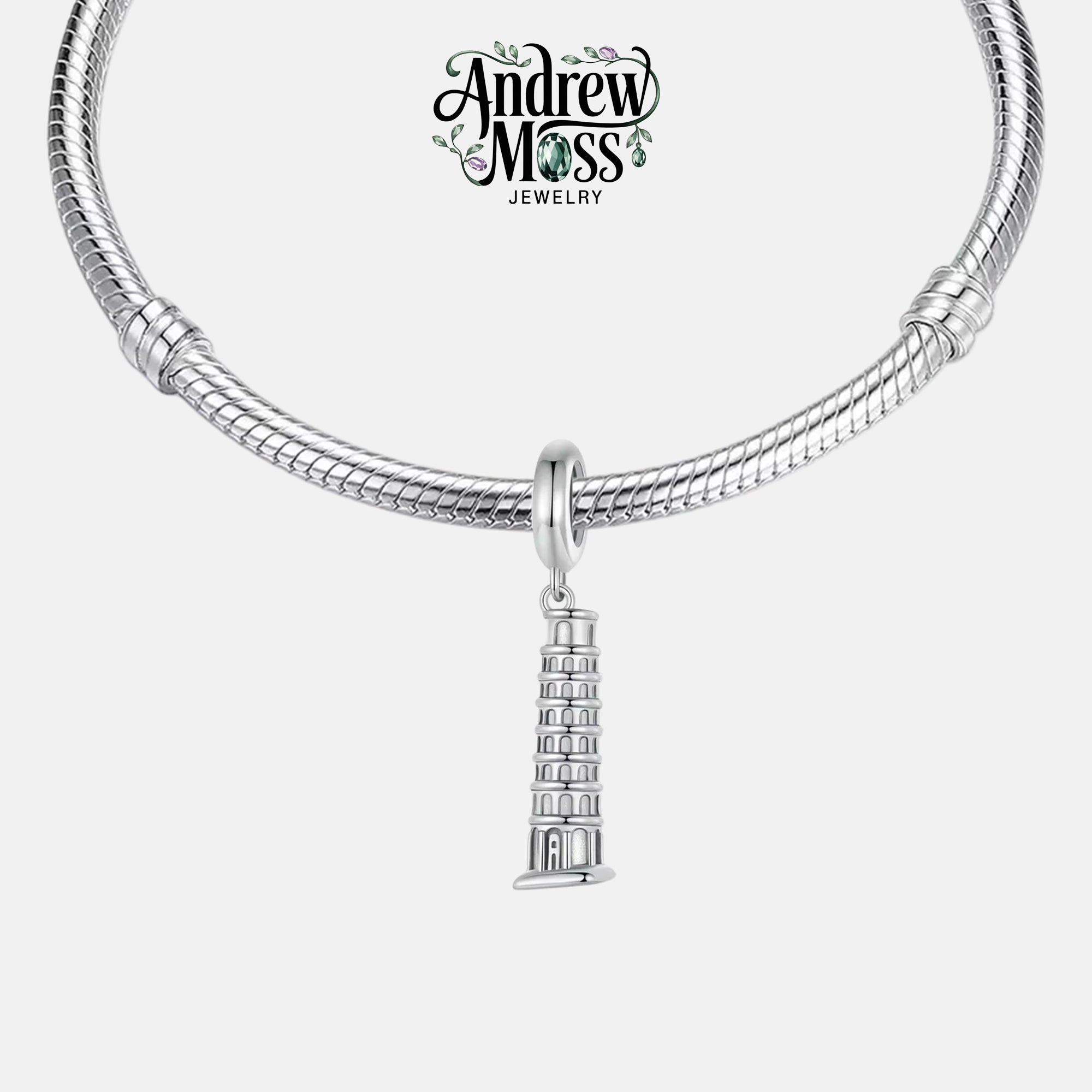 Leaning Tower of Pisa Dangle Charm