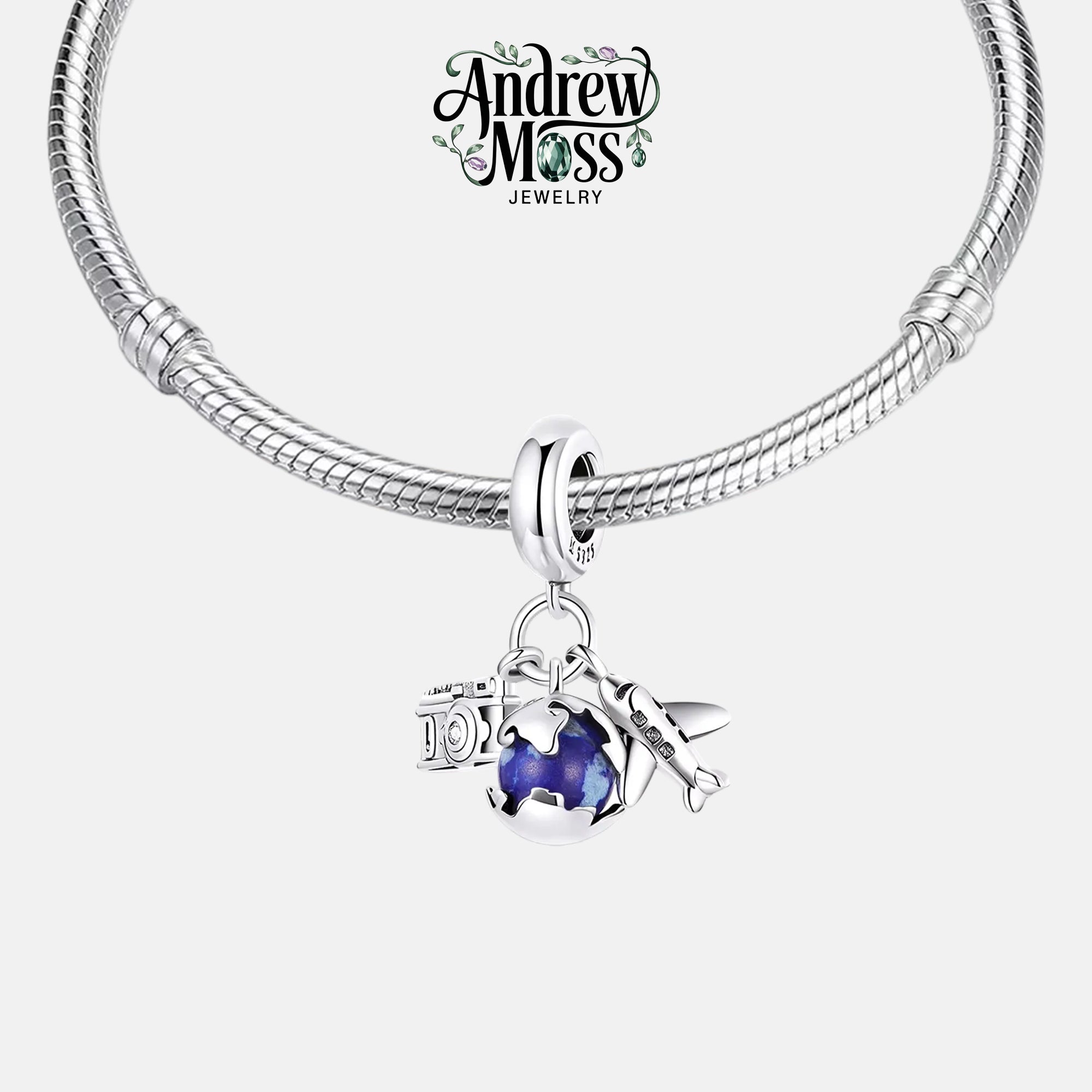 Travel the World Dangle Charm