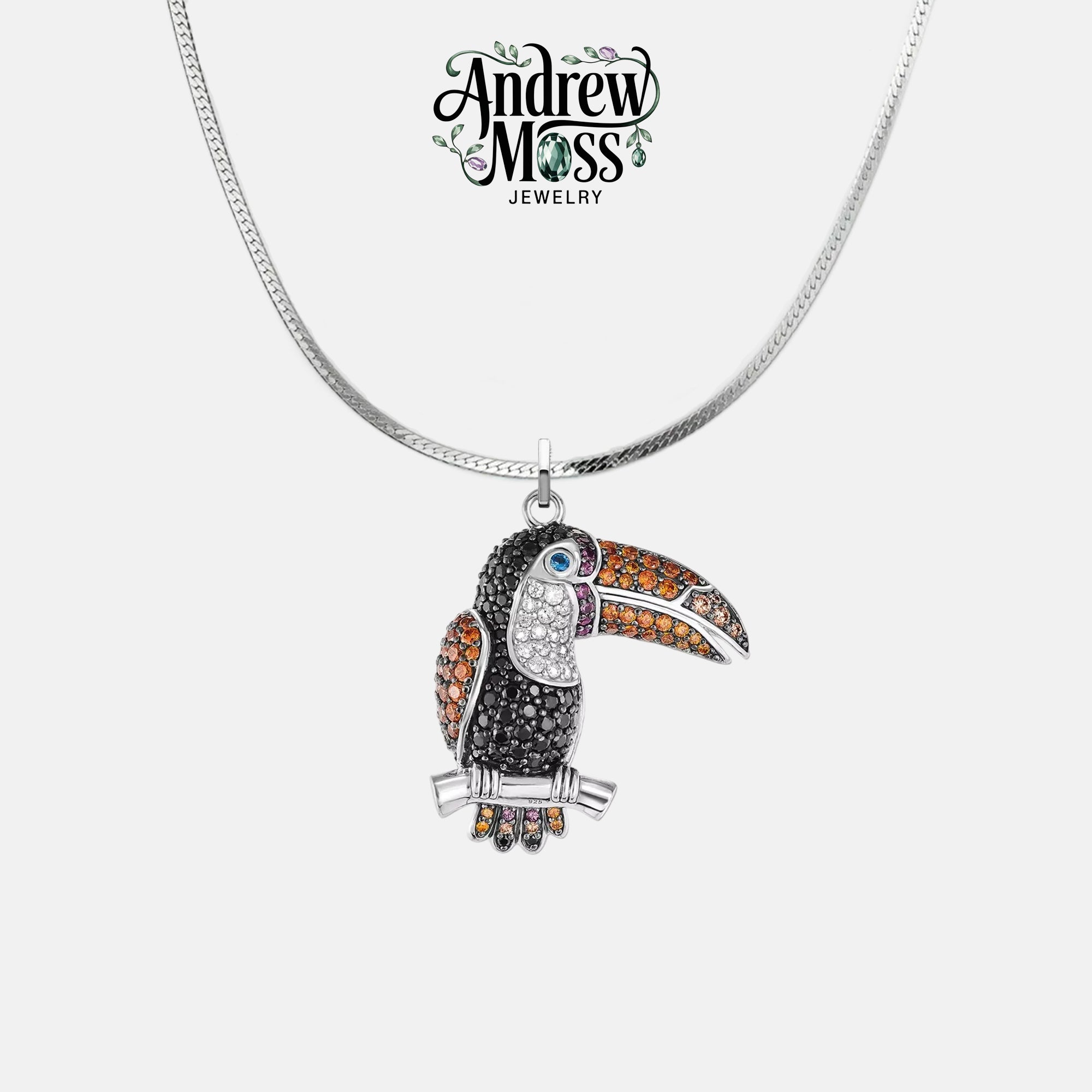 Colorful Toucan Pendant