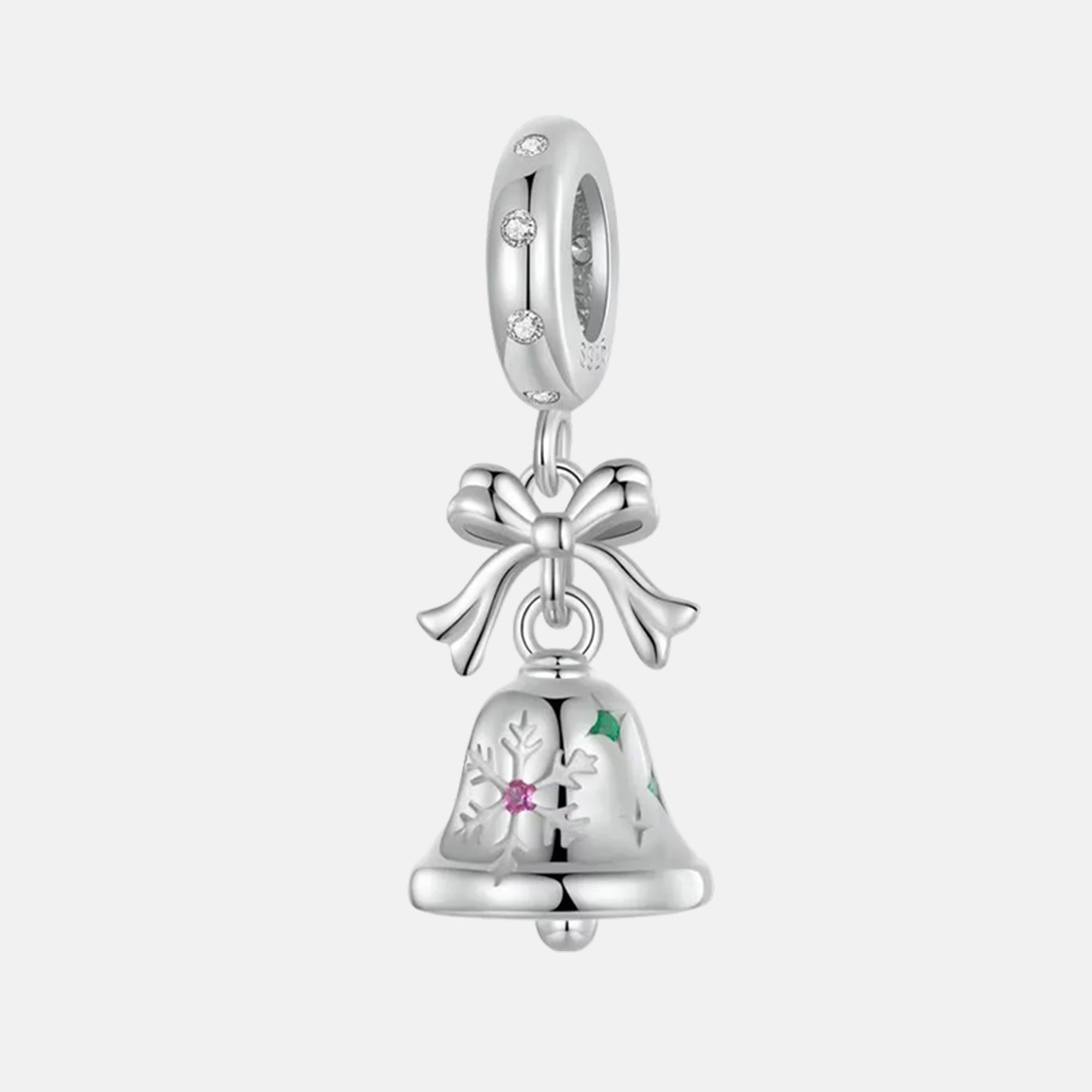 Christmas Bell Dangle Charm for Bracelet