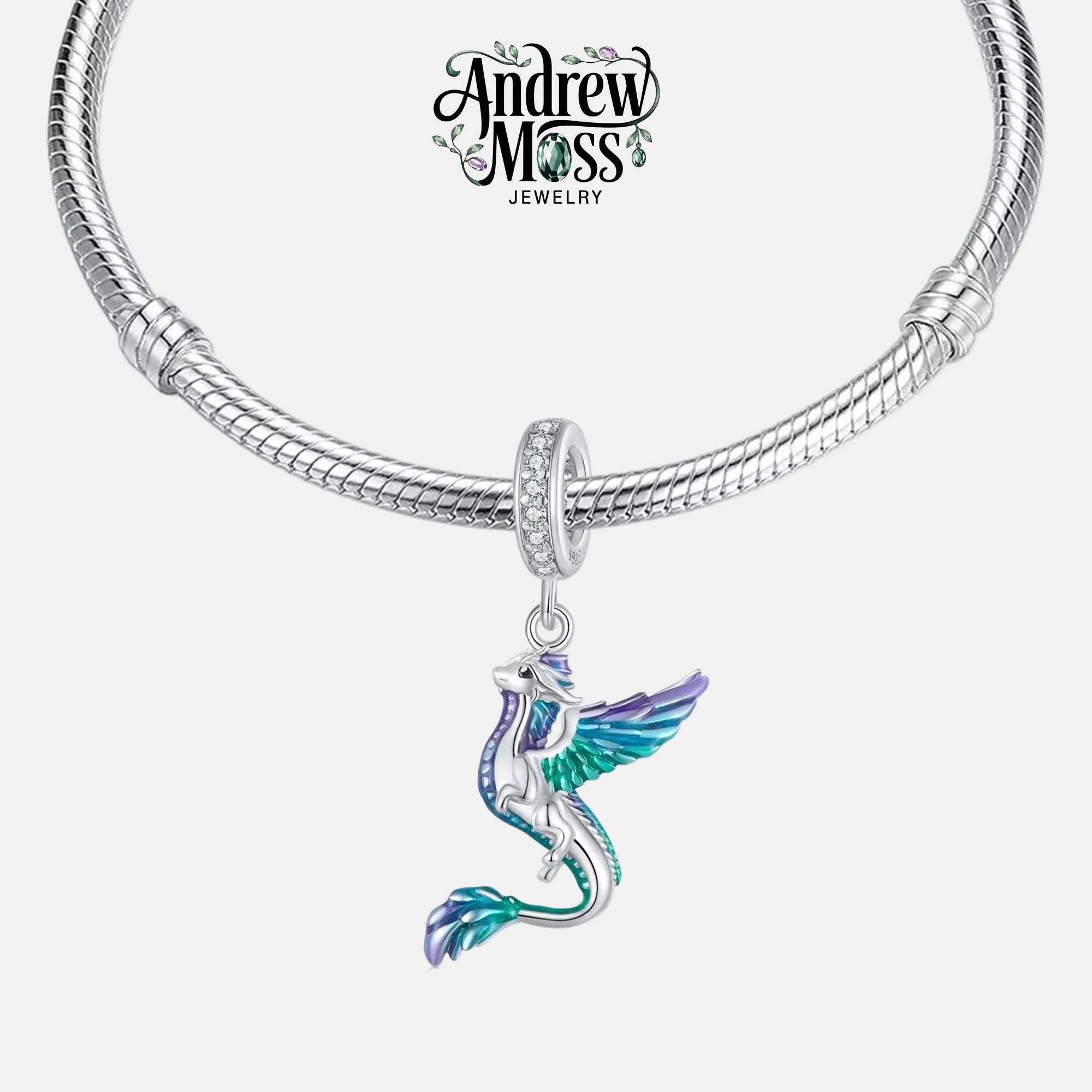 Fantasy Dragon Dangle Charm