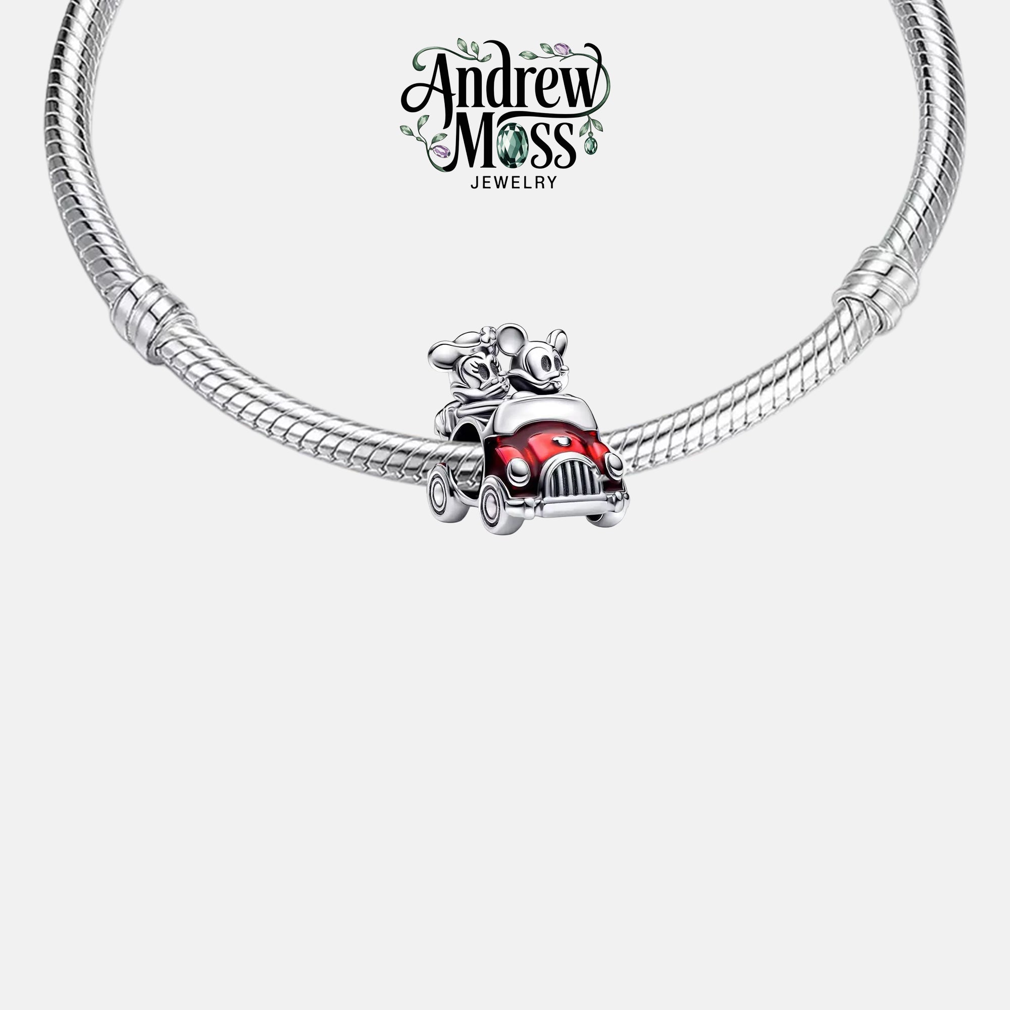Disney Minnie Mouse & Mickey Mouse Car Charm