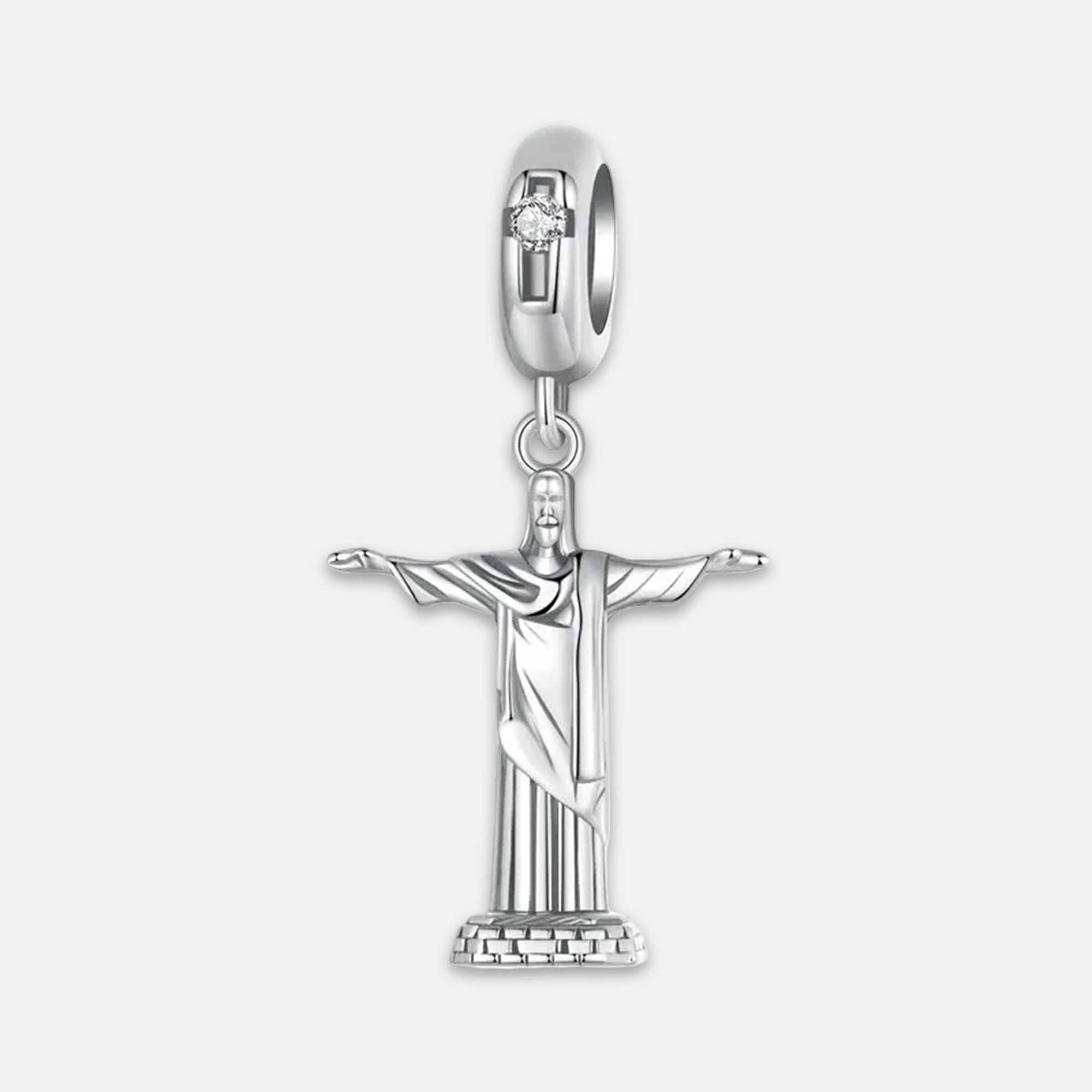 Christ the Redeemer Statue Brazil Dangle Charm