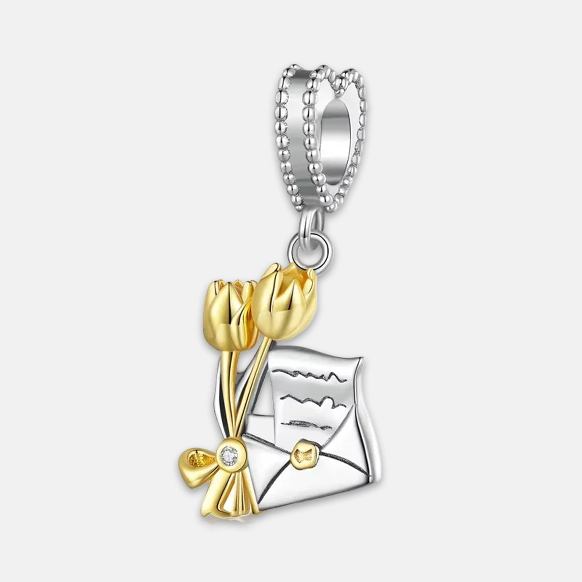 Invitation Tulips Dangle Charm