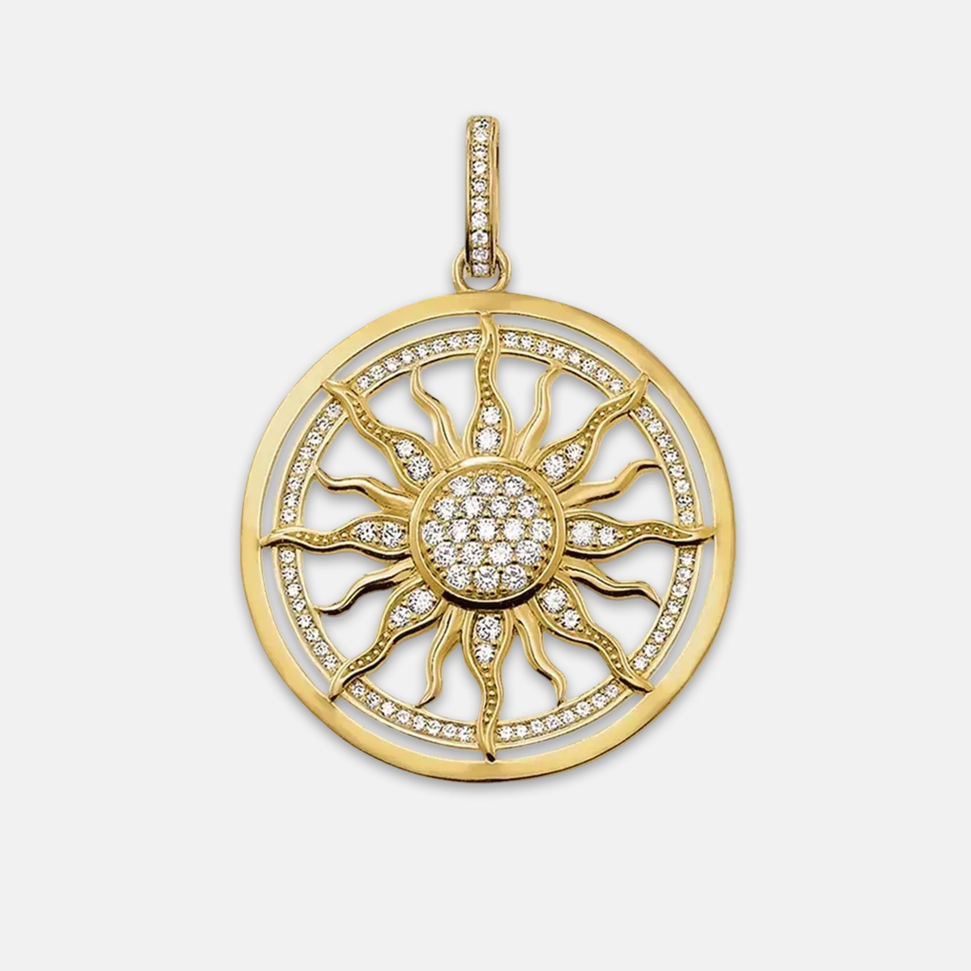 Golden Sun Mediterranean Gold Plated Pendant