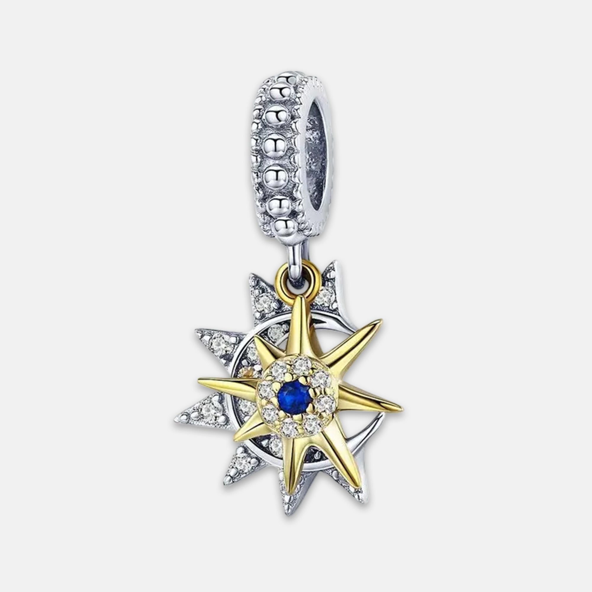 Moon, Sun and Stars Dangle Charm
