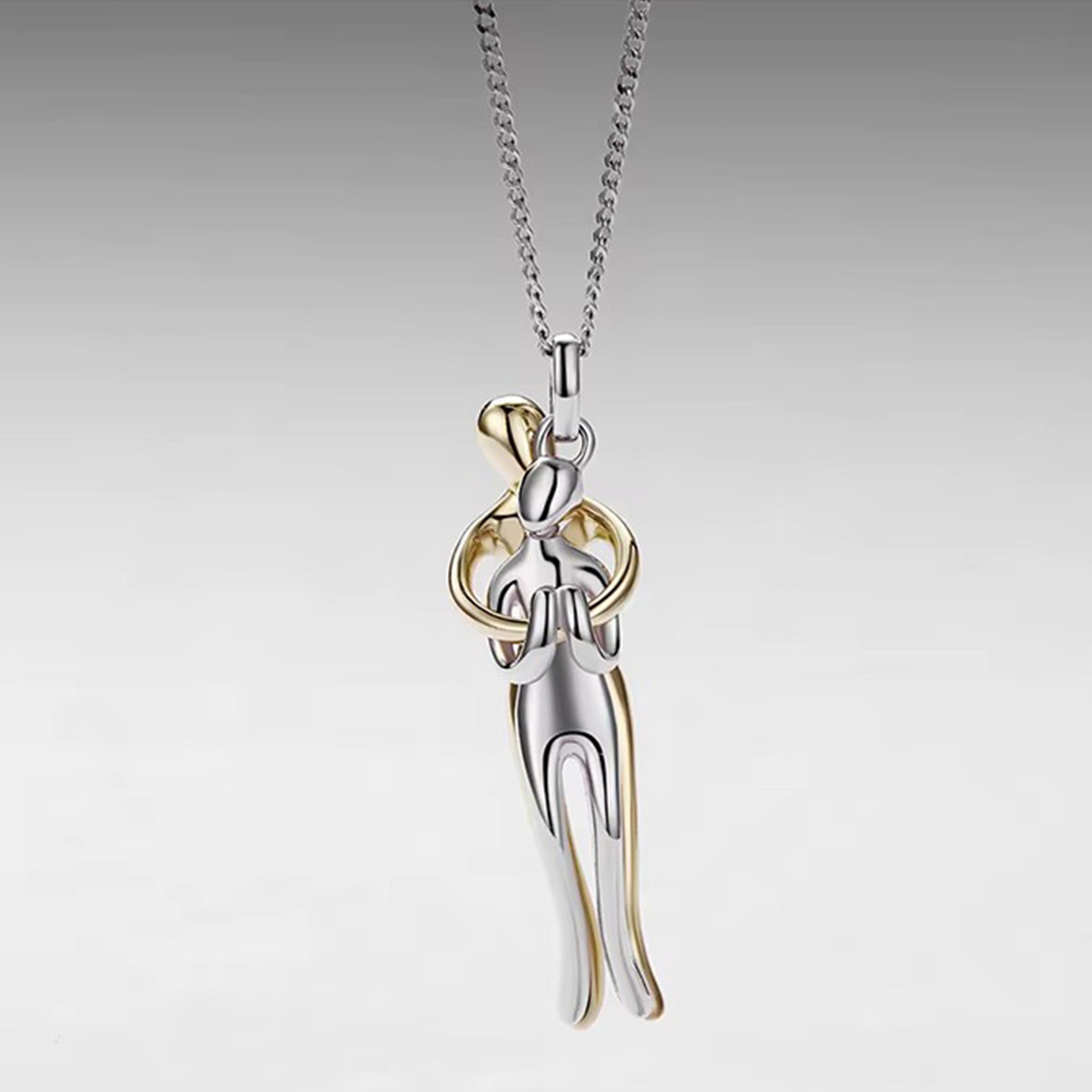 Love Hug Couple Necklace