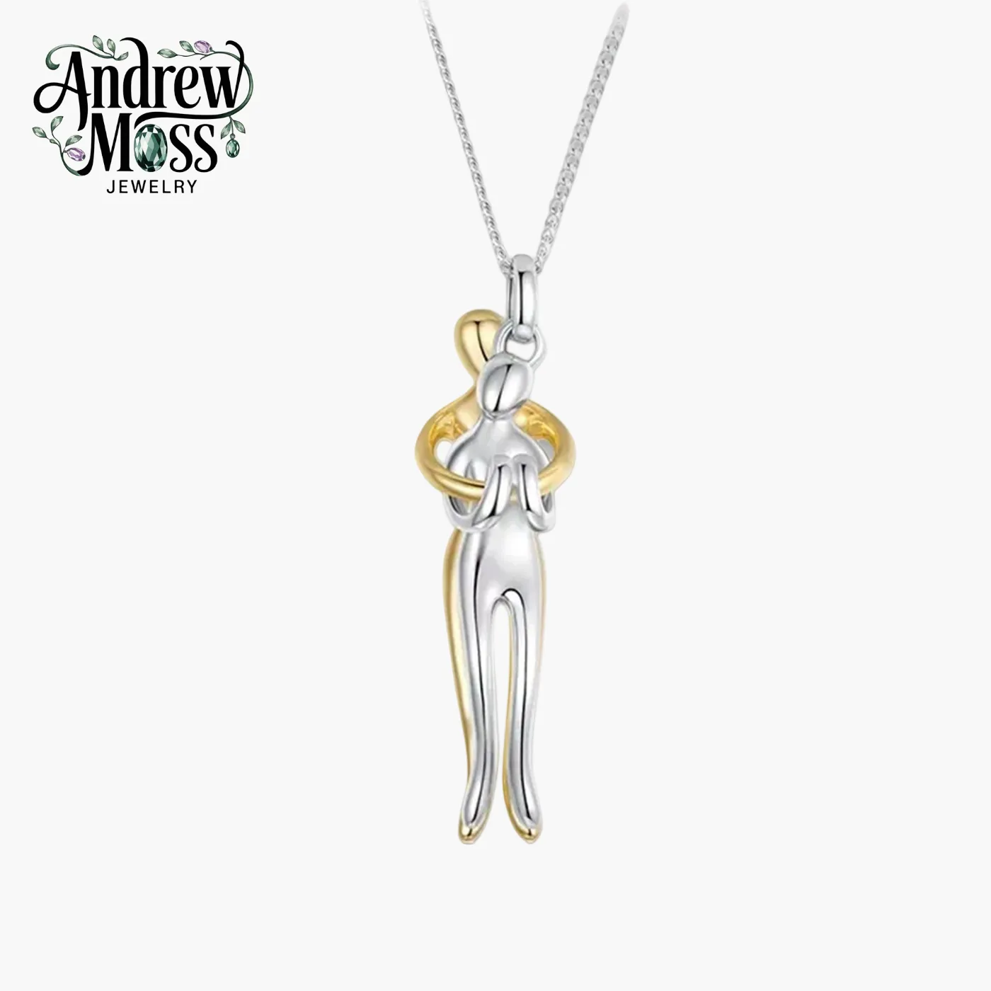 Love Hug Couple Necklace