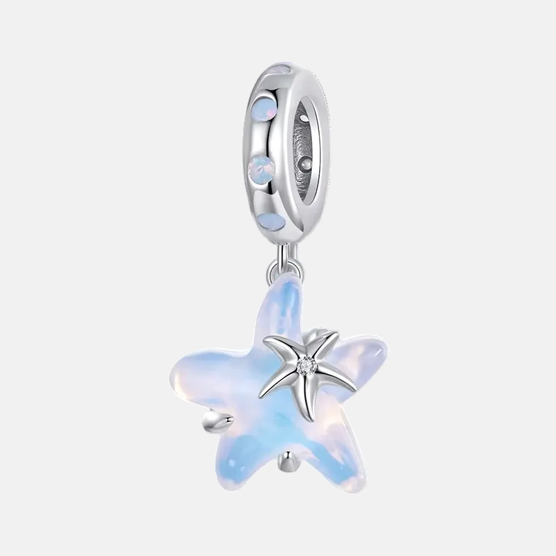 Starfish Moonstone Dangle Charm