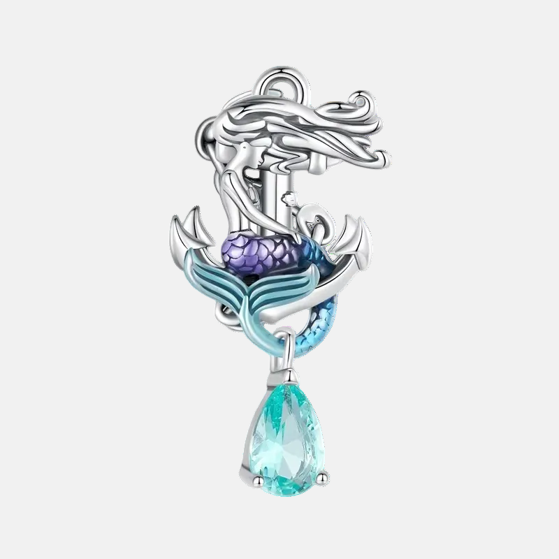 Mermaid Anchor Bead Charm