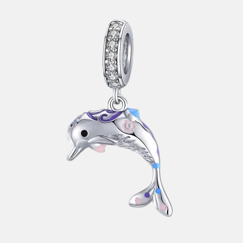 Ocean Dolphin Dangle Charm