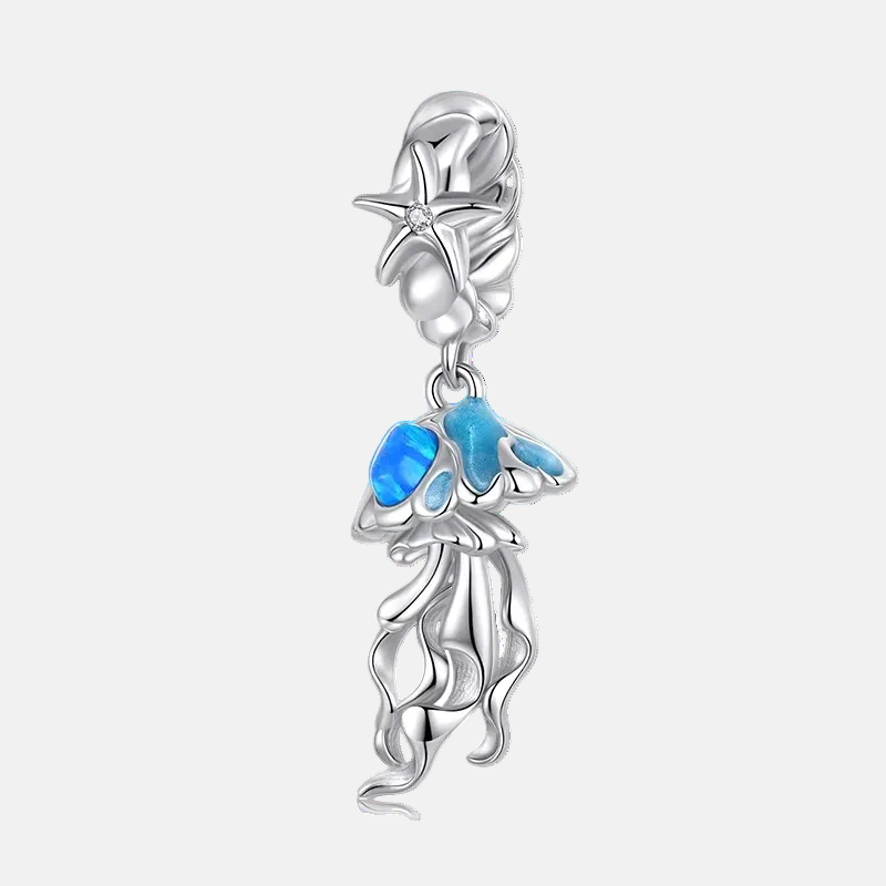Jellyfish Starfish Dangle Charm