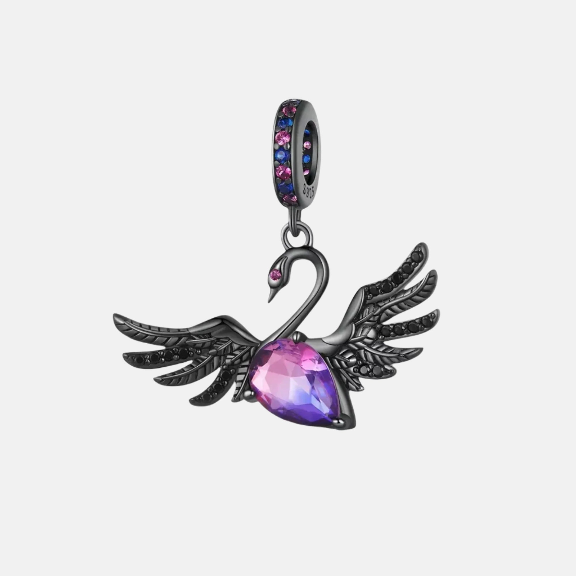 Black Swan Dangle Charm