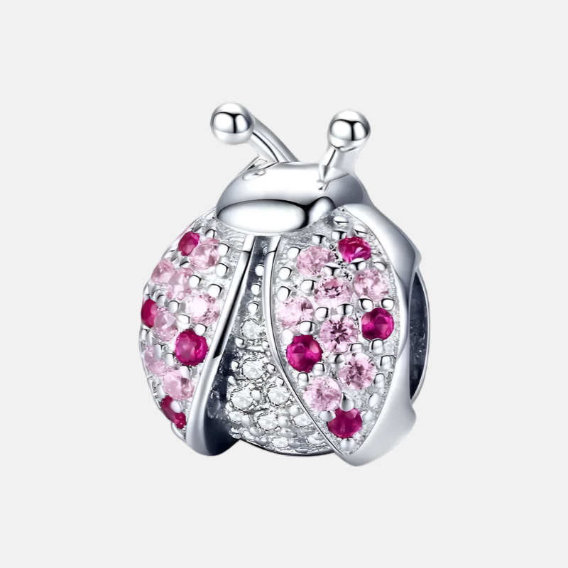 Lucky Ladybug Sparkling Bead Charm