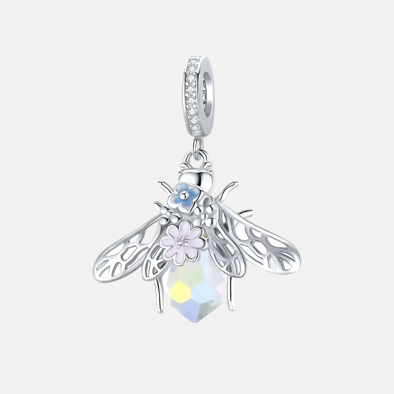 Colorful Honey Bee Dangle Charm