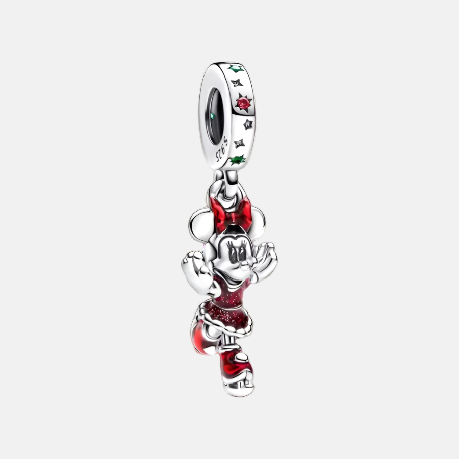 Disney Minnie Mouse Ice Skating Dangle Charm
