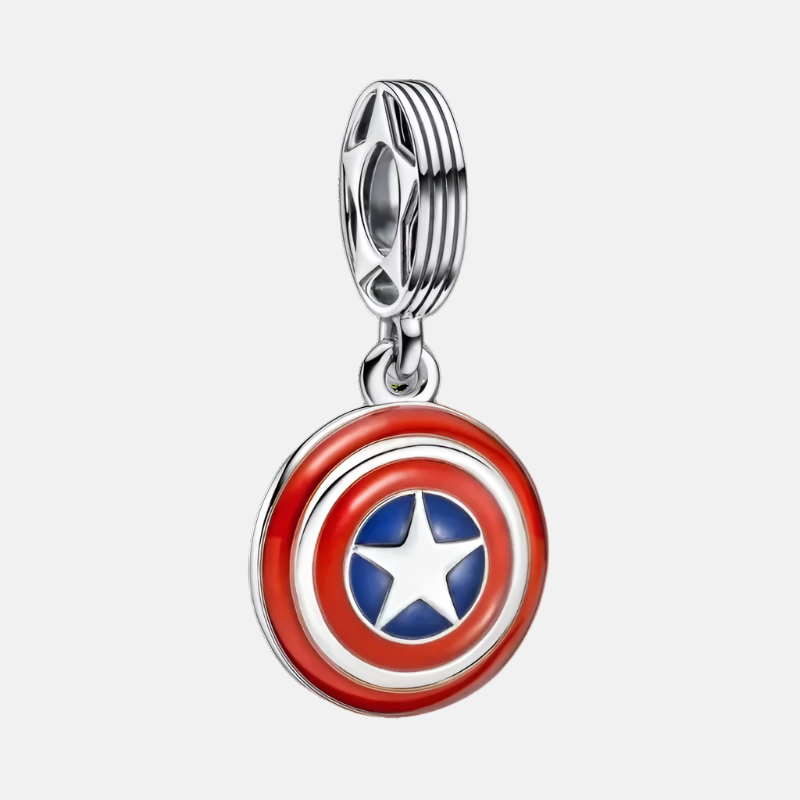 Marvel The Avengers Captain America Shield Dangle Charm